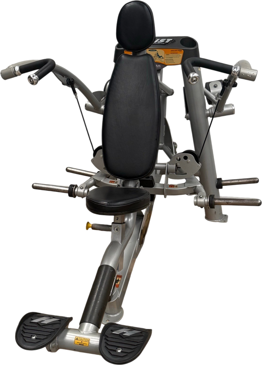 Hoist plate loaded shoulder press / fitness