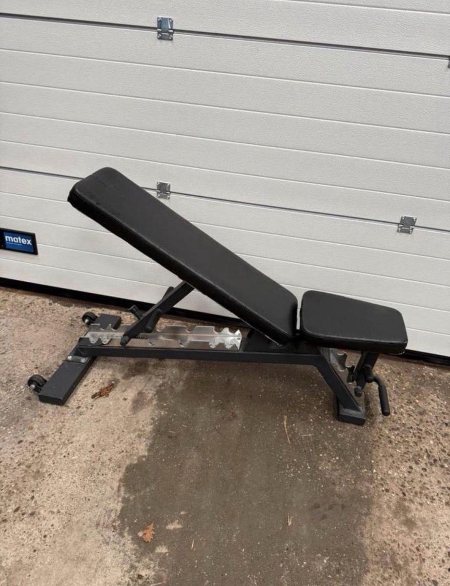 Crossmaxx verstelbare bank / bankdruk / fitness / gym