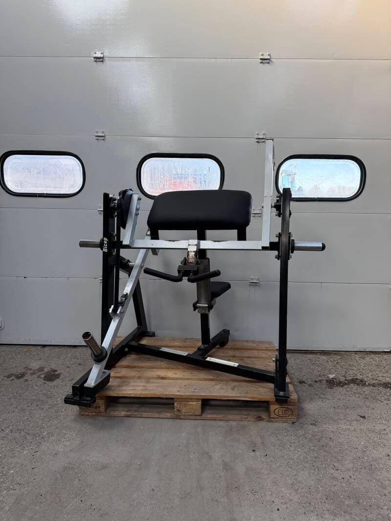 Jack Sports Bicep curl/ Plate loaded/ biceps machine