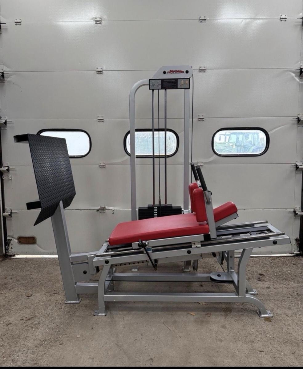 Life fitness hack squat / leg press / gym